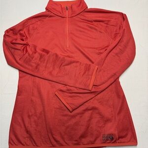 Mountain Hardwear Coral Pink Women's Air Mesh Fleece Pullover